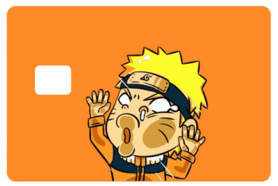 Naruto Chibi - Fan Art Credit Card Decal