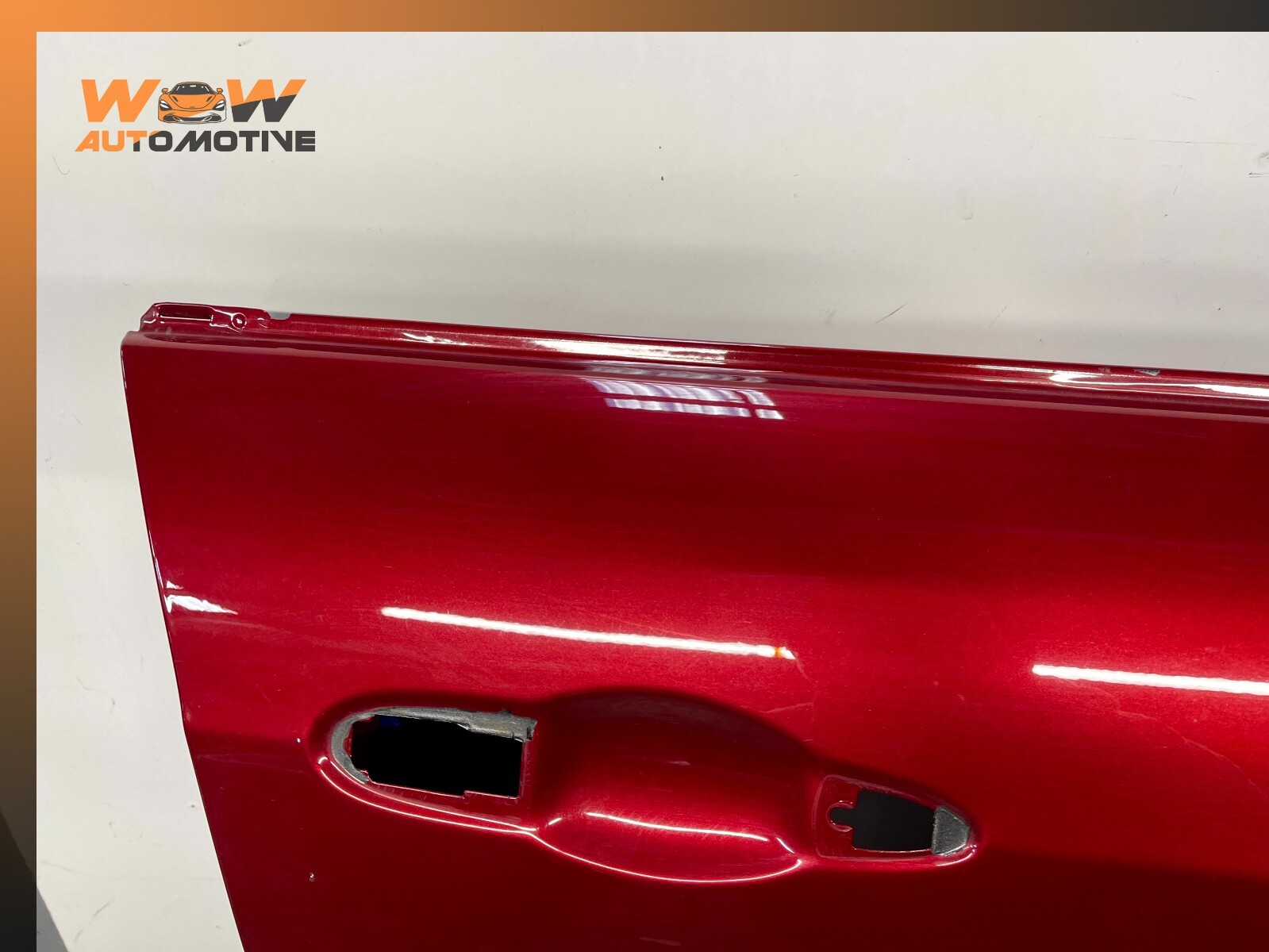 14-17 MASERATI GHIBLI FRONT RIGHT PASSENGER SIDE DOOR SHELL RED OEM