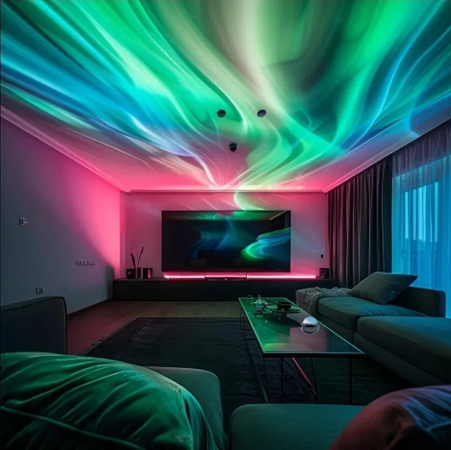 Proiettore Aurora multicolore – Effetti luminosi per feste e relax - Immagine 4 di 4