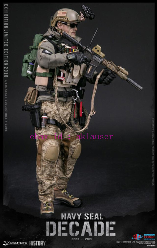 Damtoys 1/6 Dam78060 Us Navy Seal Decade 2003-2013 Exhibition