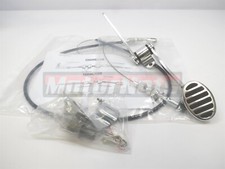 Billet Aluminum Spoon Gas Pedal24 Throttle Cable Bracket Spring Kit Hot Rod