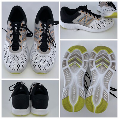 New Balance DRFT V1 Running Shoes Men Sz 10 White Black Orange MDRFTRW1 YGI L3S-
