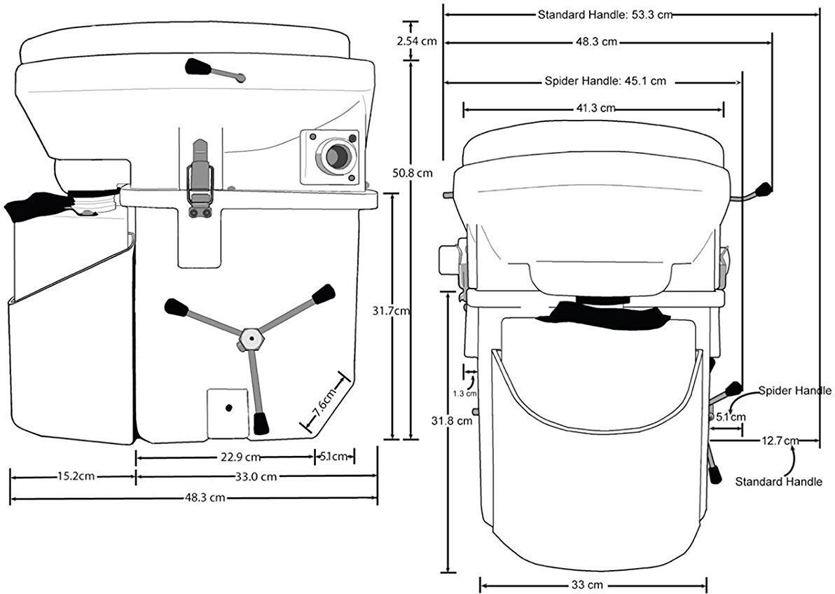 NEW NATURE'S HEAD COMPOSTING TOILET RV BOAT CABIN OFF GRID! CERTIFIED