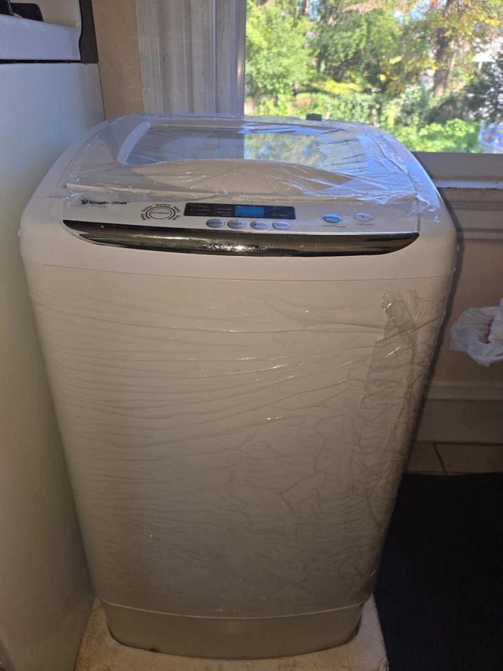 Magic Chef Compact Portable Top Load Washer with Space Saving Design, White - Image 2 of 4