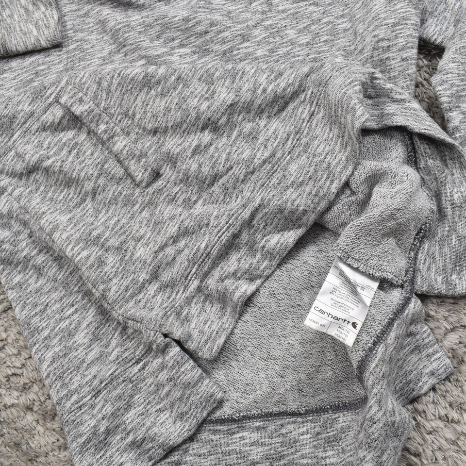 Carhartt Women's Size M Pullover Hoodie Relaxed 103591 001 Gray Long