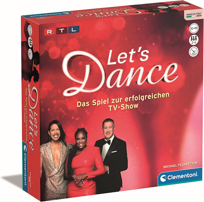 Clementoni Let's Dance Brettspiel Gesellschaftsspiel & Familienspiel für 2-6 Spi