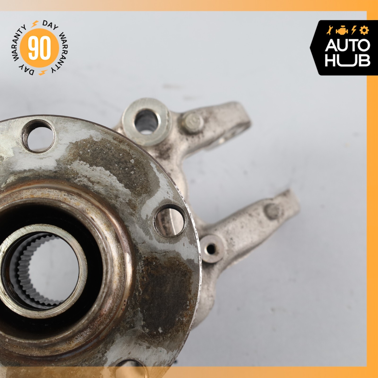 07-11 Bentley Continental GTC Rear Right Side Spindle Knuckle Hub OEM 63k