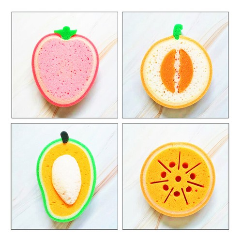 8PCS Fruit Shaped Sponge Kitchen Dish Washing Sponge,Kitchen Black Friday - Picture 2 of 7