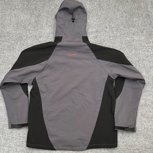 MAMMUT Laser Jacket Men's Large Nano Sphere Gray Black Full Zip Hooded - Picture 6 of 13