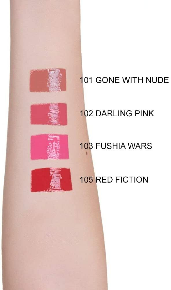 Ruj de buze lichid, Loreal, Lip Paint Lacquer, 102 Darling Pink