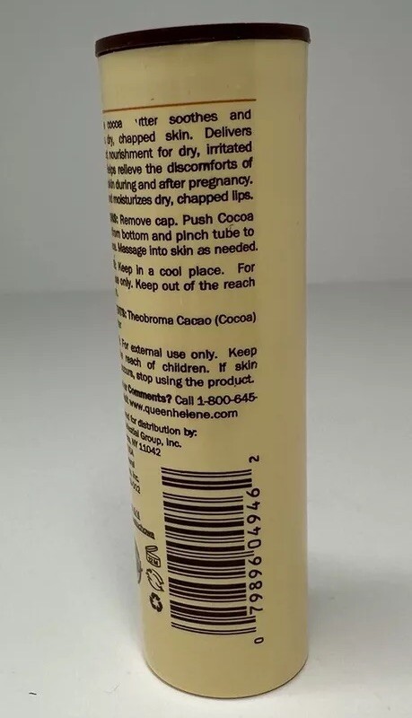 Queen Helene 100% Cocoa Butter 1 OZ Sticks, Nourishes and Softens- Pack of 3