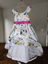 Girls Size 6x Formal Floral Wedding Chrismas holiday dress By Pippa and Julie