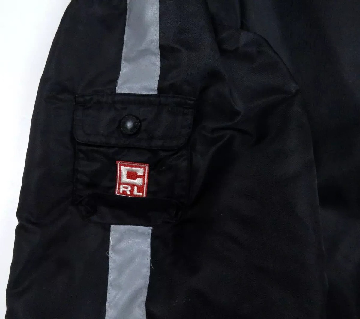Vintage Ralph Lauren Chaps Quilt Lined Reflective Full Zip Jacket 