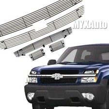 Fits 2003-2005 Chevy Silverado 1500 Black Billet Grille Combo Fits 2003-2005 Chevy Silverado 1500 Black Billet Grille Combo
