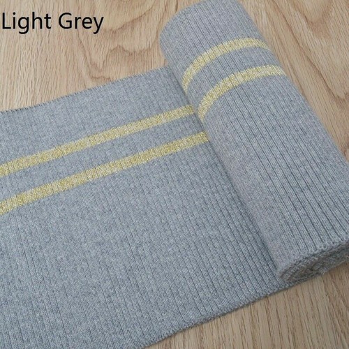 1x Rib Knitted Stretch Stripe Fabric Cuffs Waistband Leg Arms Edging Trim Crafts - Picture 5 of 20