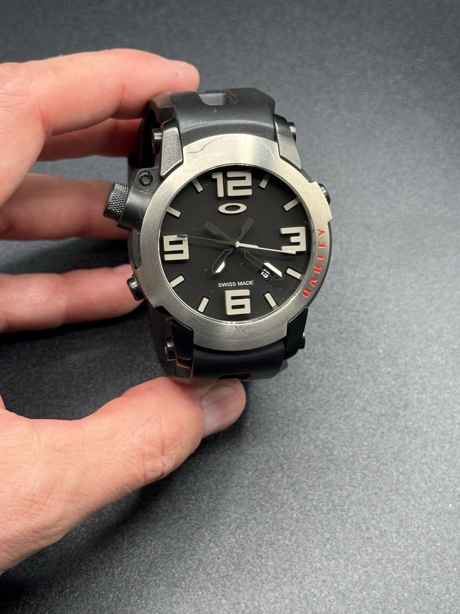 Oakley Kill Switch Stealth w/Black Dial Titanium Bezel Watch | eBay