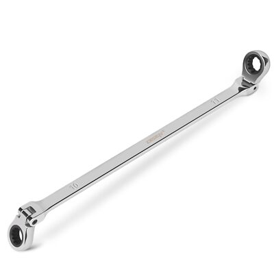 1011mm Extra Long Flex Head Ratcheting Wrench Set Double Box End Long Reach Ratc