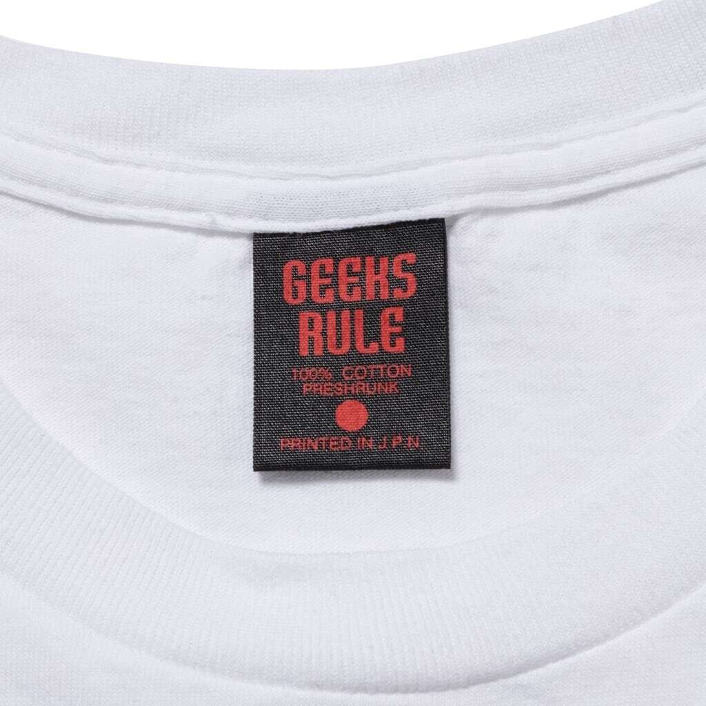 PERFECT BLUE × GEEKS RULE 14 SILKSCREEN PRINTING T SHIRT XL