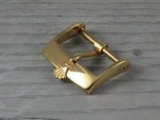 FIBBIA ROLEX  LAMINATA ORO 16 mm  BUCKLE ROLEX 16 mm GOLD PLATED