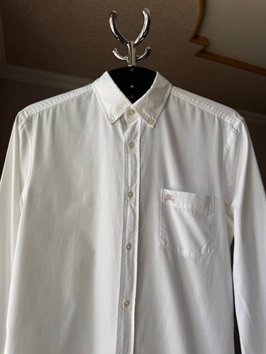 CAMISA BURBERRY BRIT 100% ALGODÓN BLANCO BOTÓN NOVA CUADROS MANGA LARGA HOMBRE TALLA M - Imagen 4 de 21