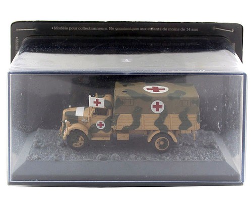 WWII GERMAN Opel Blitz 1/72 DIECAST MODEL FINISHED Ambulance IXO - Picture 2 of 7