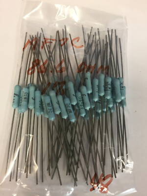 MF7C 86.6  OHM  1% RESISTORS 48 PCS NOS