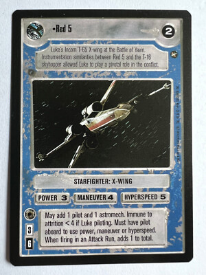 Star Wars CCG Red 5 BB A New Hope SWCCG Decipher R1