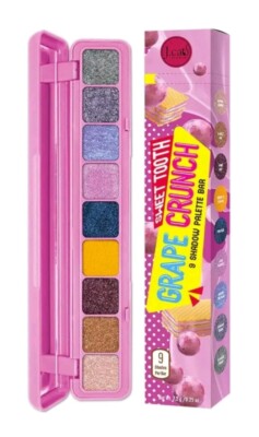 J Cat Beauty Grape Crunch Eyeshadow Pallet Sombra Para Ojos