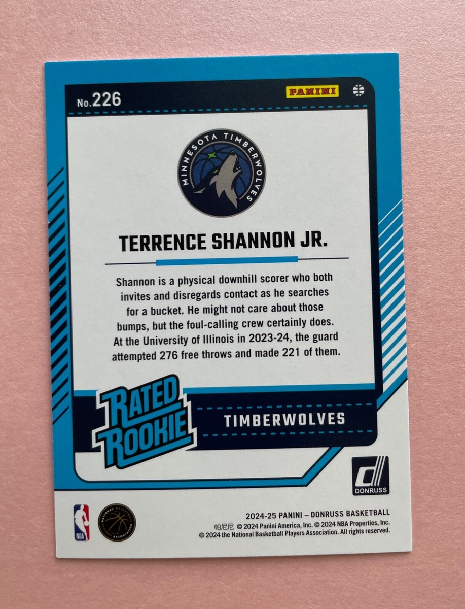 2024-25 Panini Donruss Basketball Terrence Shannon Jr. Rated