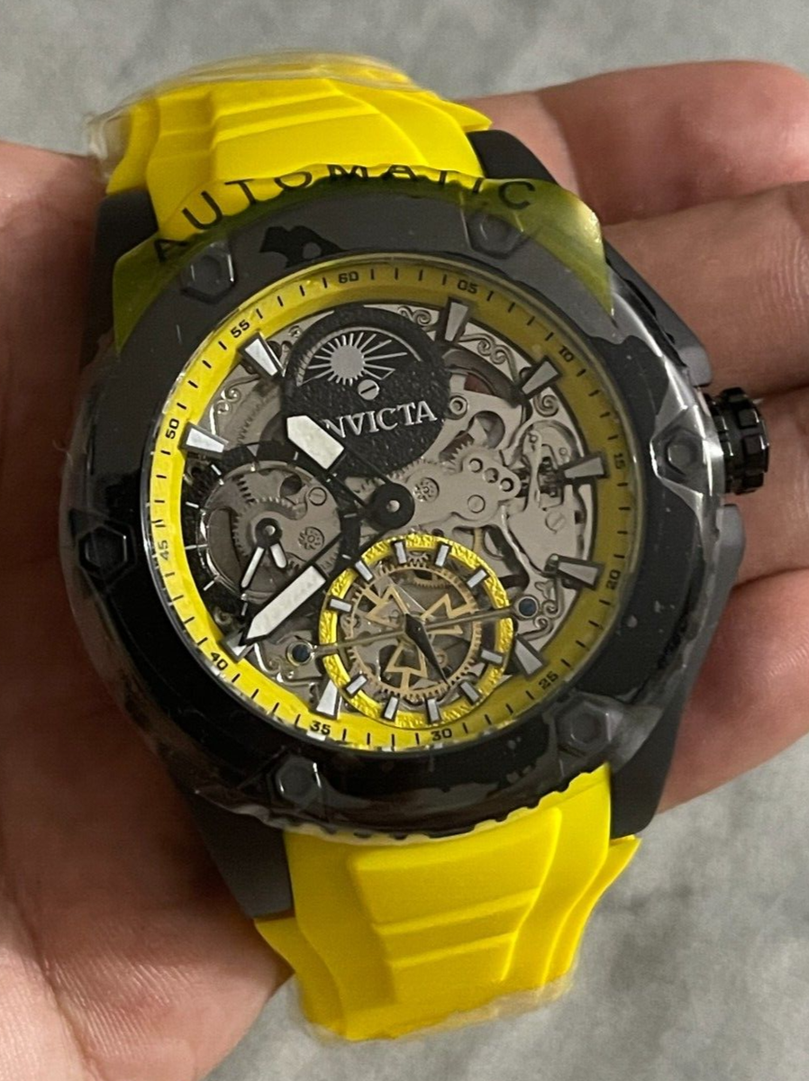 INVICTA 腕時計 自動巻き ブラック・イエロー AKULA 42771 INVICTA 腕時計 自動巻き ブラック・イエロー AKULA 42771
