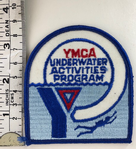 Vintage YMCA Underwater Activities Program Scuba Diver Embroidered Patch NOS - Picture 4 of 5