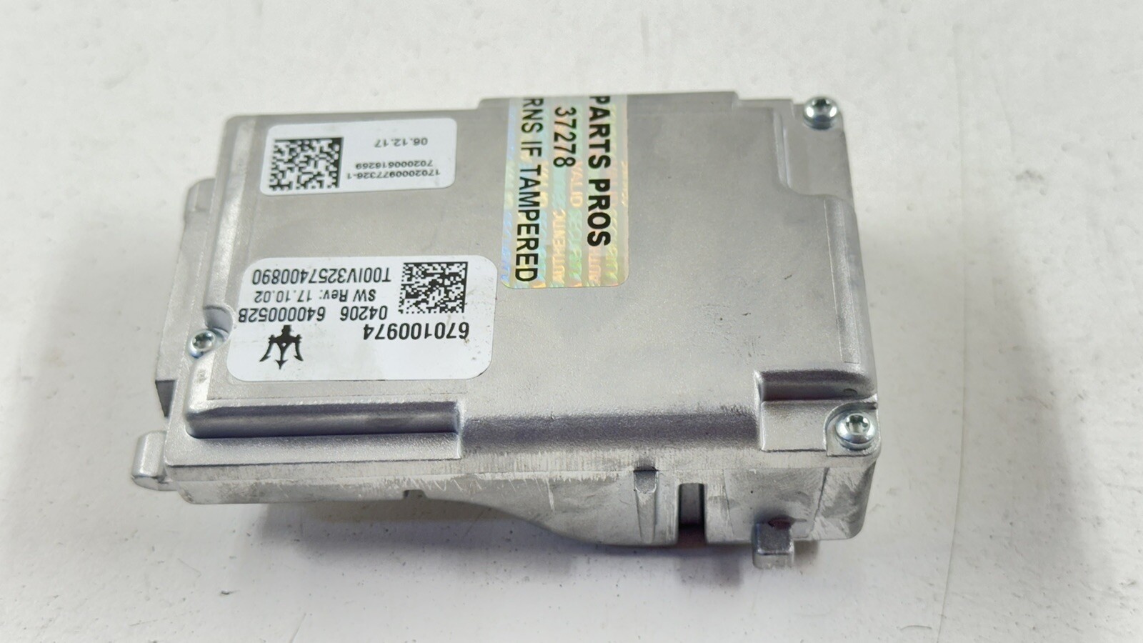 17-23 MASERATI GHIBLI FRONT VIEW CAMERA LANE DEPARTURE KEEP ASSIST 670100974 OEM
