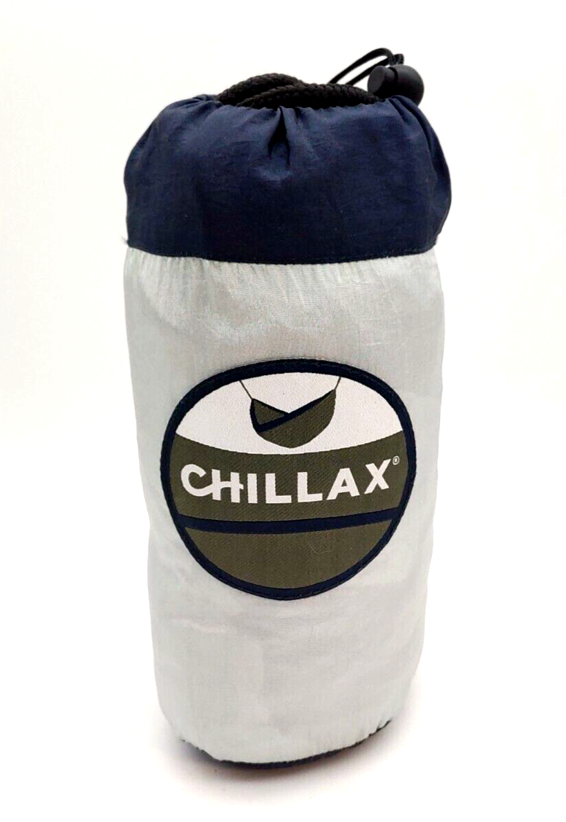 CHILLAX Double Travel Hammock Integrated Suspension System Gray