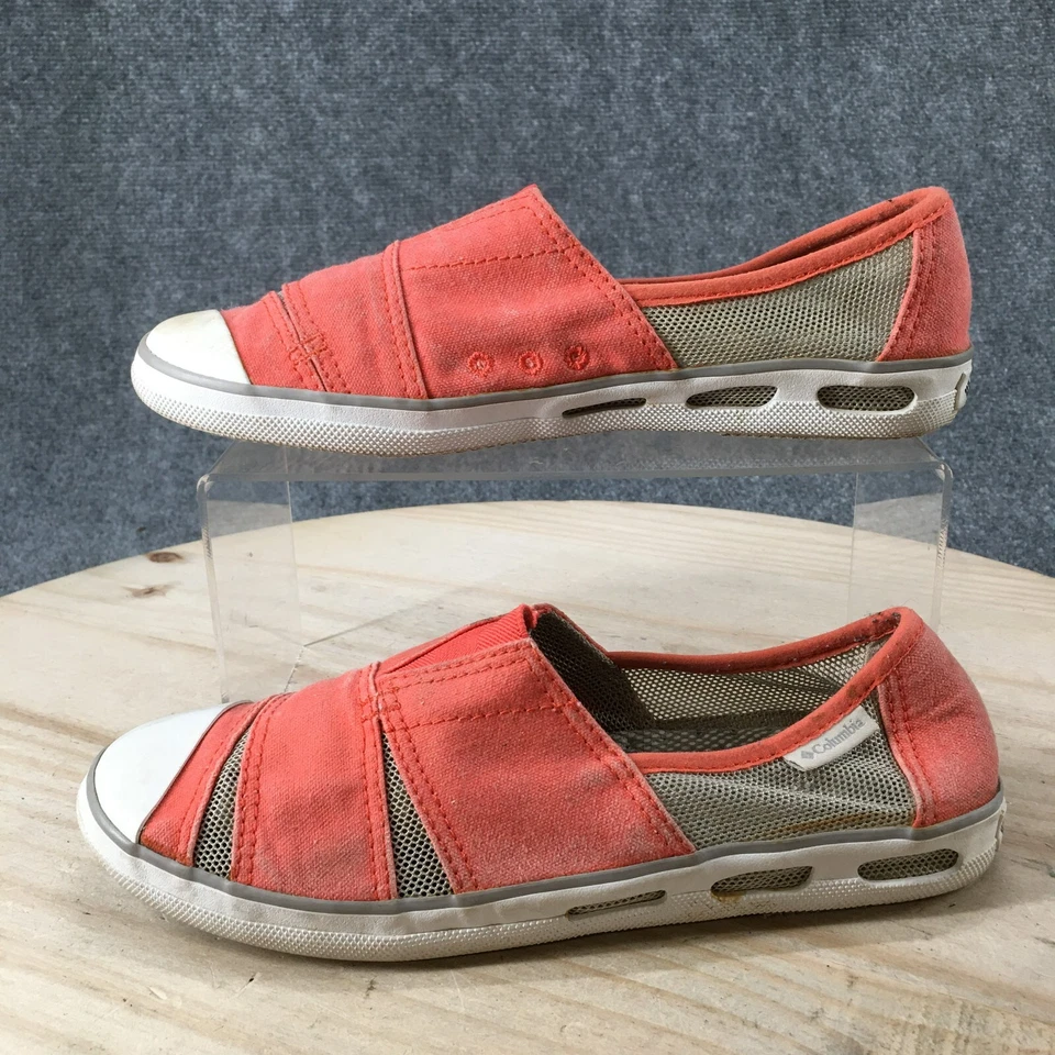 Columbia Zapatos Para Mujer 7 Vulc N Vent Sin Cordones Planos Naranja Informales BL2633-804 Foto 2 de 4