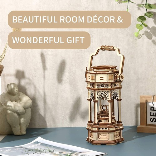 Rokr Caja de Música 3D Rompecabezas para Adultos Rompecabezas de Madera Modelo Decoraciones de Pascua - Imagen 6 de 13