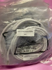 10 PCS NEW Ethernet Patch Cable Cat6 UTP Non-Booted 4FT White 550MHz RJ45