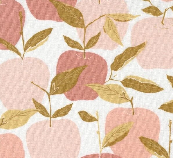 Midnight Garden Moda Fabric Sweetfire quilting pink apples sew 3 yards 43121-11 - Image 2 of 4