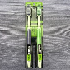 2 REACH Advanced Design Toothbrush Soft Angle Neck 37 Full Head MultiLevel 2011