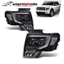 For 2009-2011 2012 2013 2014 Ford F-150 Pair Leftright Led Projector Headlights For 2009-2011 2012 2013 2014 Ford F-150 Pair Leftright Led Projector Headlights