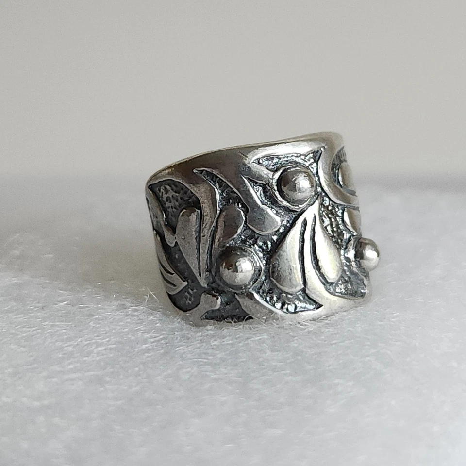 Anillo de vid floral Silpada de plata de ley “Santa Trinidad” | Talla 5, 10,9 g  Foto 2 de 4