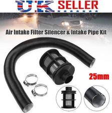 25mm Air Diesel Heater Intake Filter + Intake Duct Ducting Pipe + 2x Clamps UK