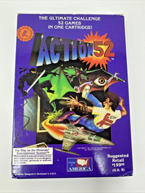 Action 52 (NES, 1991) CIB w/ Cheetahmen Comic - Ultra Rare Collector Piece