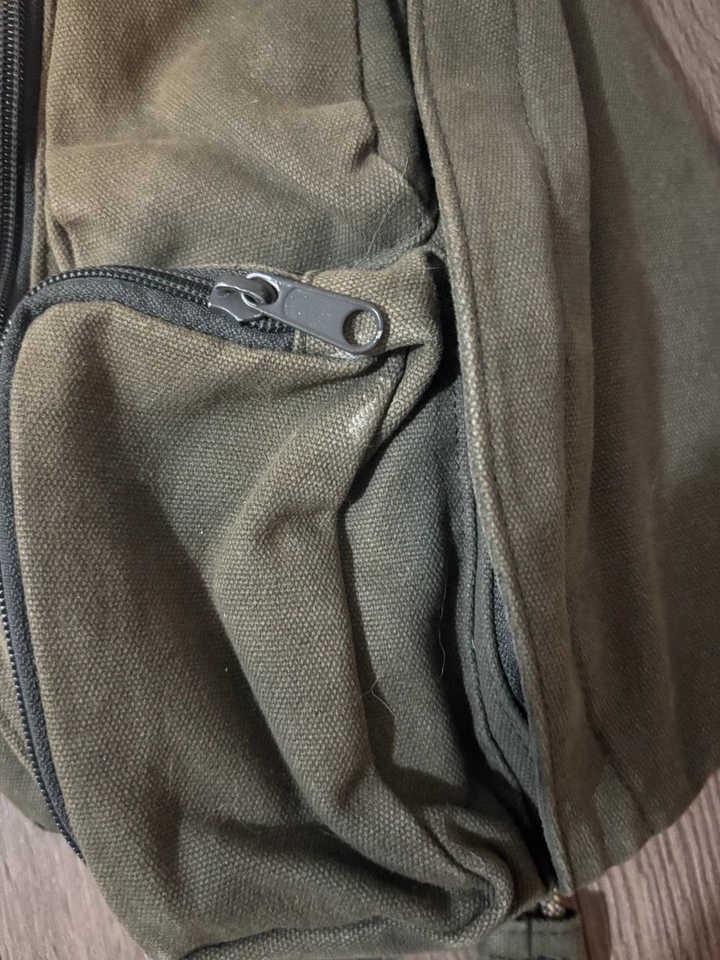 Kavu Mini Rope Bag - Faded Black/Dark Gray - Fair Condition - Image 3 of 4