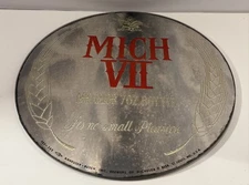 Vintage Michelob Beer Mirror Display MICH VII 7 oz Bottle Anheuser Busch 12”
