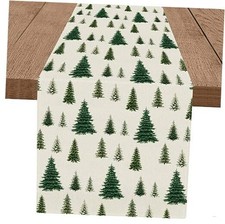 Christmas Table Runner Christmas Tree 13 x 36 Inch Xmas Long Table Runner for