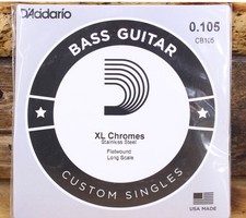 D'Addario Single Bass Chromes 105 Long