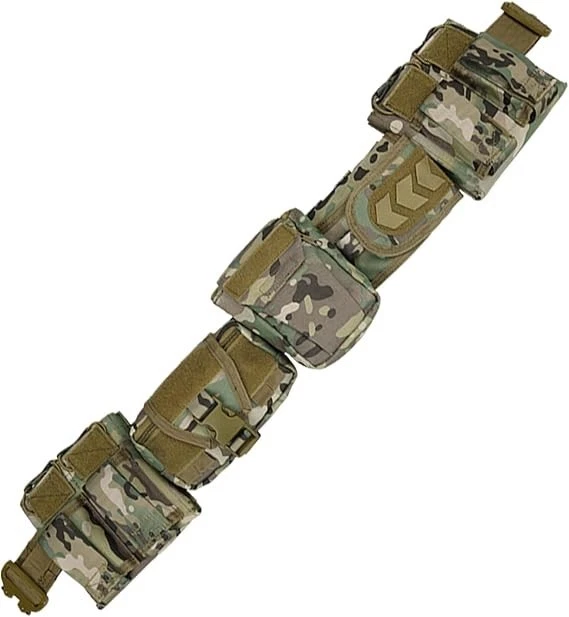 Battle Belt Tactical Belt with Accessories: Duty Belts Law Enforcement Combat - Image 3 of 4