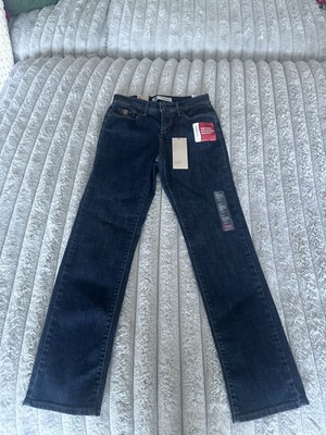 Levi's 512 Perfectly Slimming Straight Leg Dark Jeans Straight Leg Petite - 2P