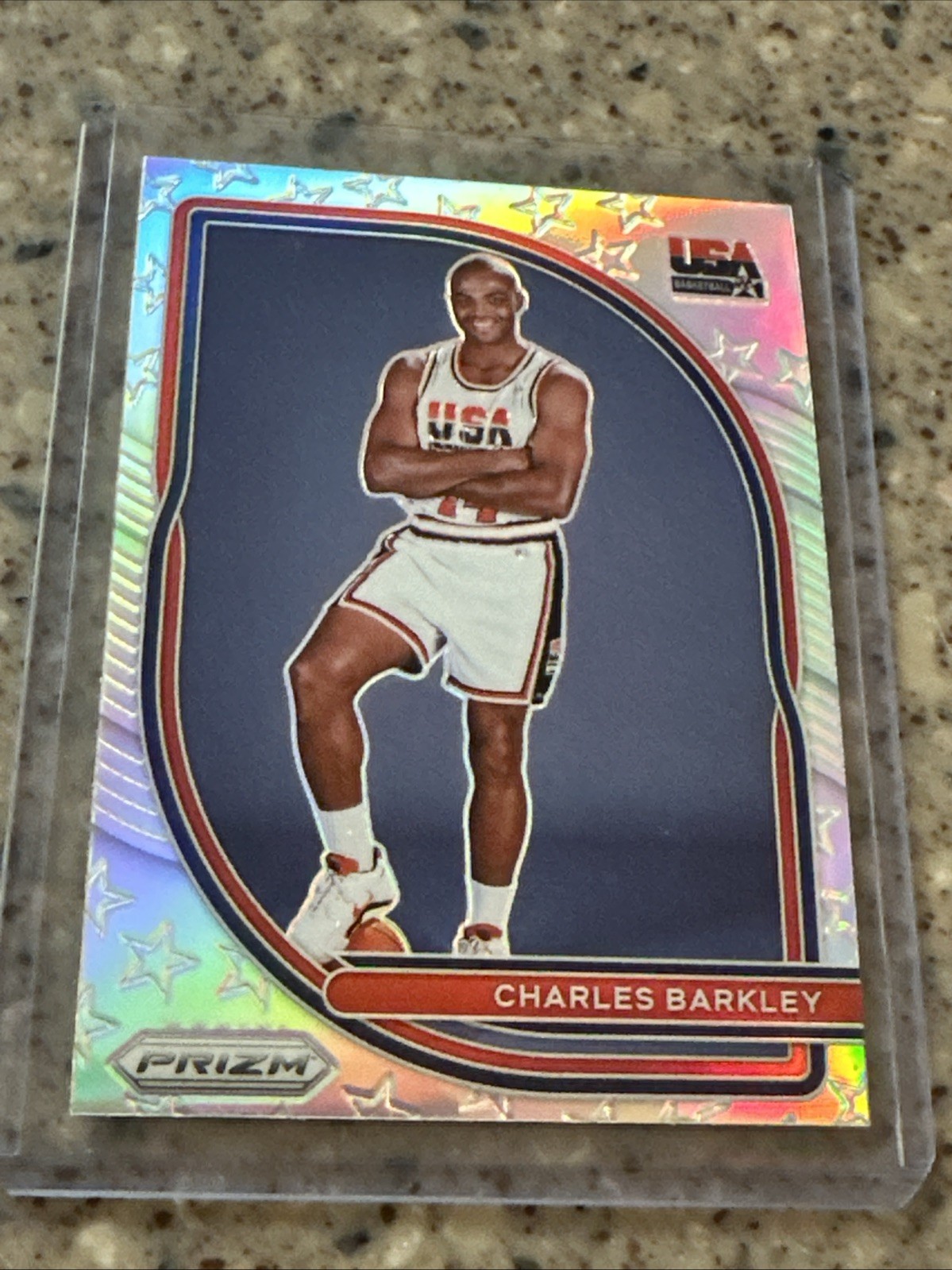 Charles Barkley 2020-21 Prizm #2 USA BASKETBALL Silver Prizm-NBA BASKETBALL 