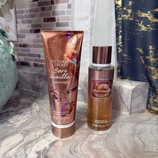 Victoria's Secret Bare Vanilla Candied Mist & Body Lotion Set 8.4 OZ